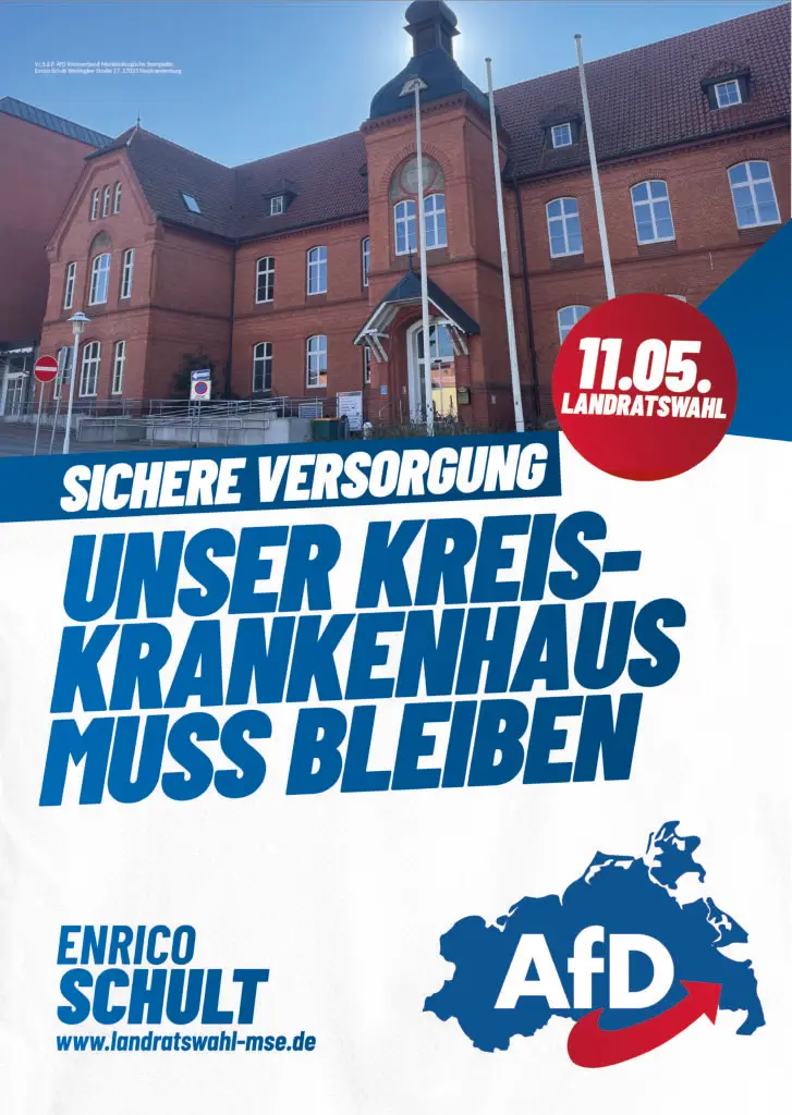 Kreiskrankenhaus Plakat